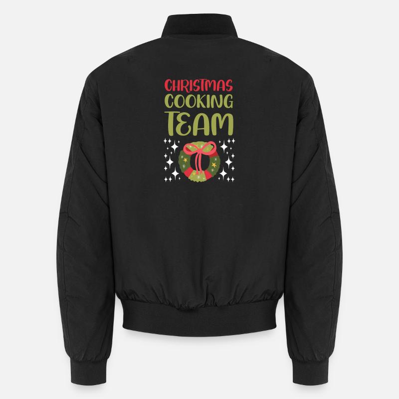 Christmas Cooking Baking Team Unisex Bomber Jacket