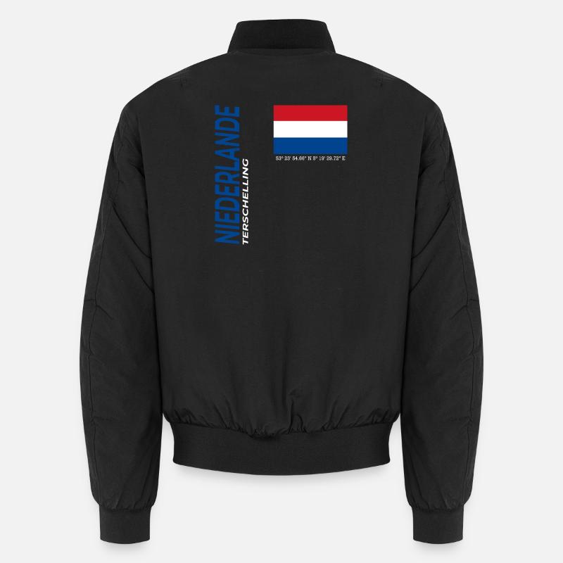 Terschelling - Unisex Bomberjacke - Schwarz