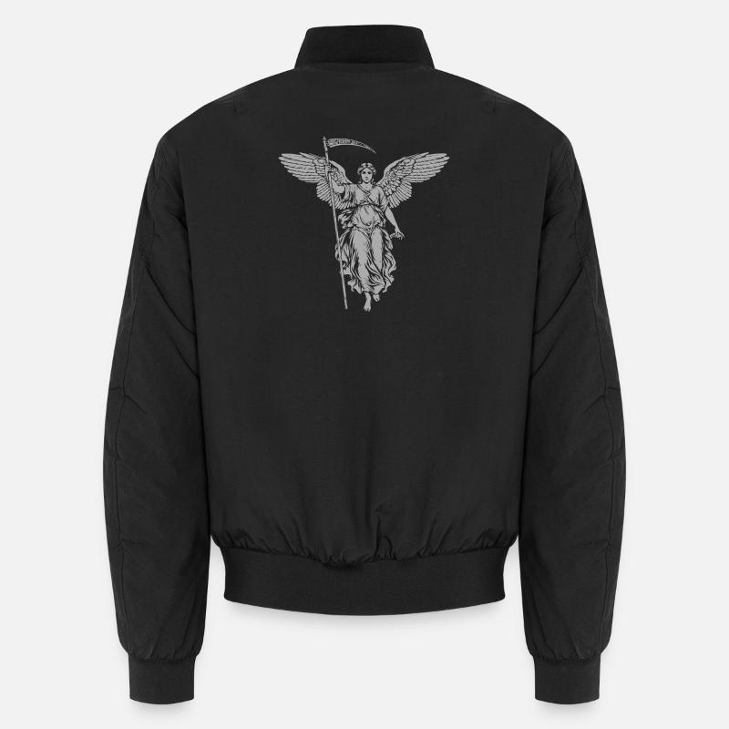 Winged Archangel Guardian Unisex Bomber Jacket