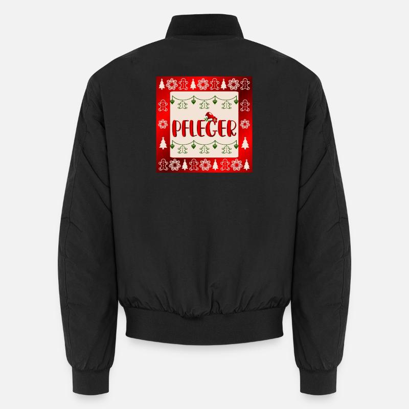Pflege Pflegefachkräfte Weihnachten Pfleger Unisex Bomberjacke