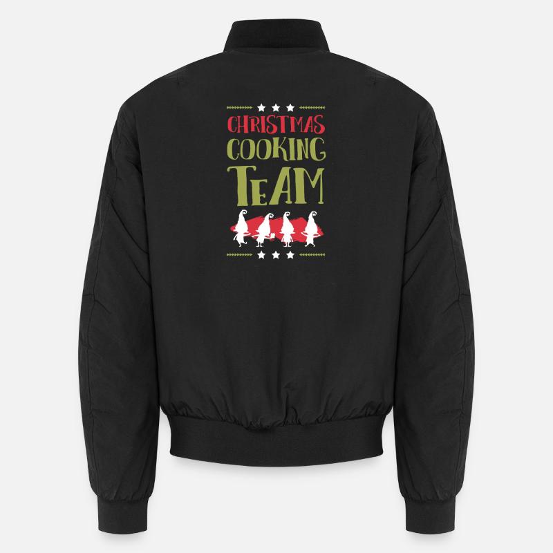 Weihnachts Kochen Backen Team Unisex Bomberjacke