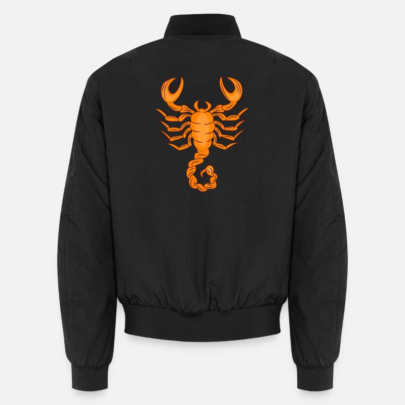 Sternzeichen Skorpion Unisex Bomberjacke