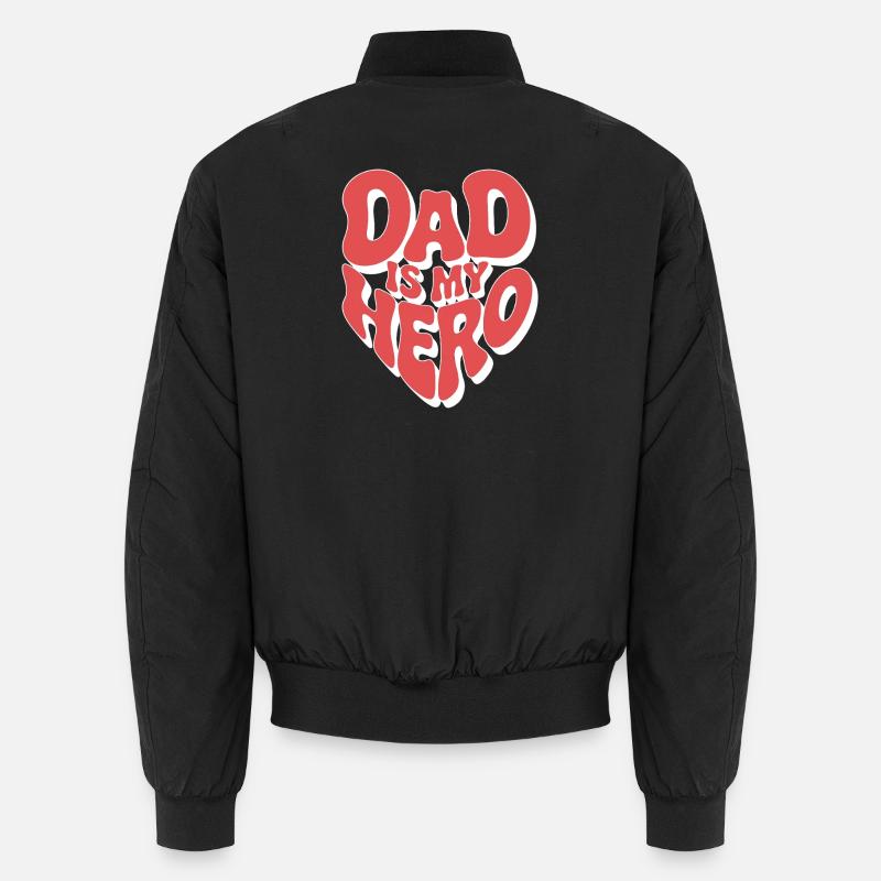 Mon père est mon héros Bomber unisexe