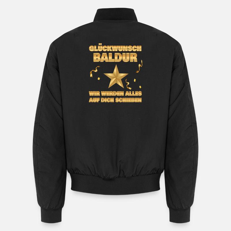 Kollegin Baldur - Unisex Bomberjacke - Schwarz