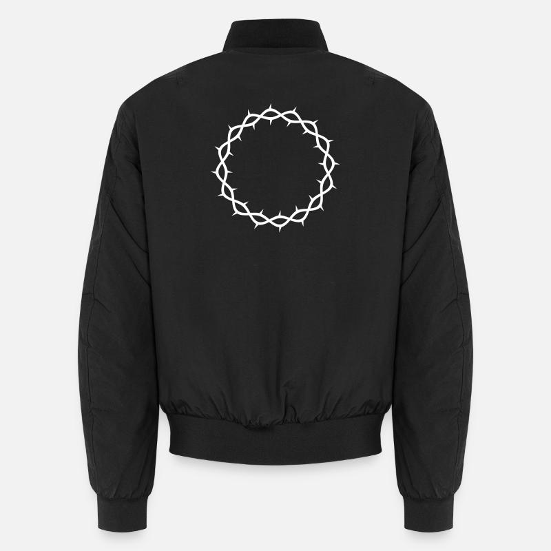 Crown of thorns - Unisex Bomber Jacket - black