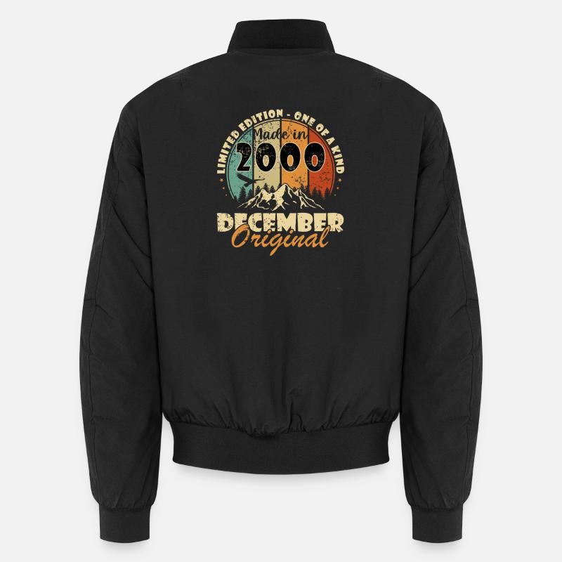 December 2000 Jubilee 2000 December - Unisex Bomber Jacket - black