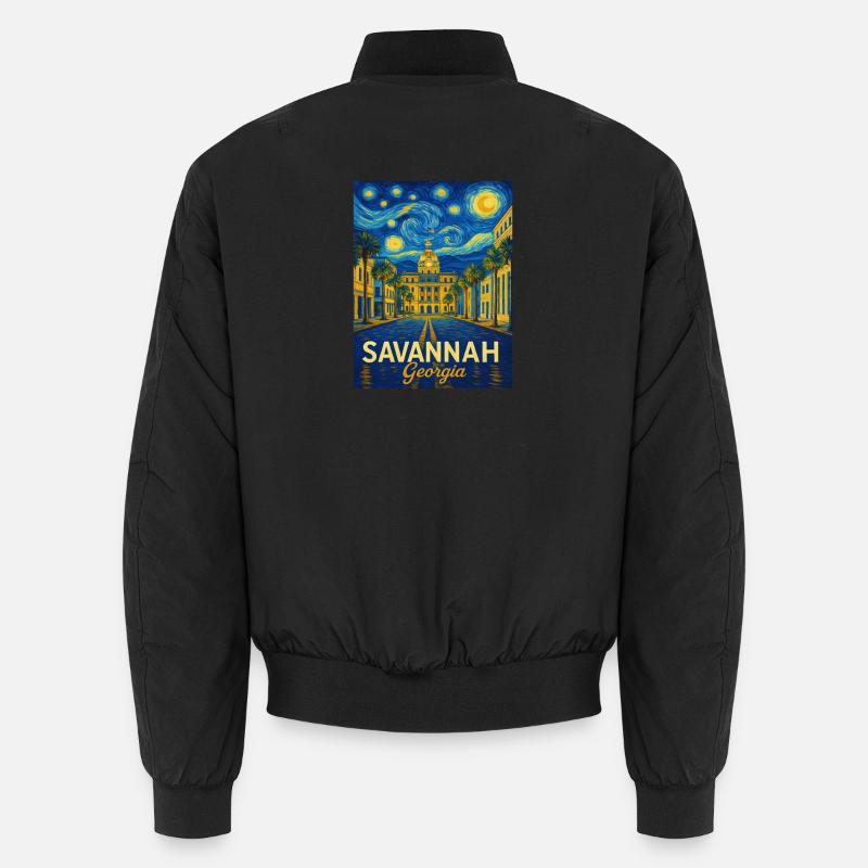 Savannah Georgia - Unisex Bomberjacke - Schwarz