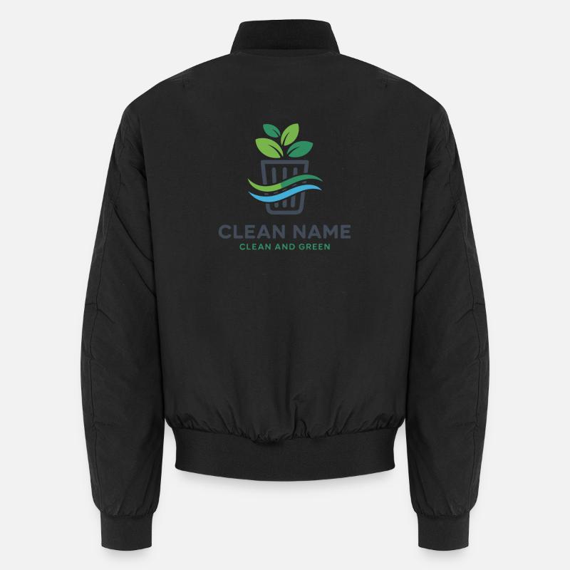 Logo de l’éco-plante dans le panier Bomber unisexe