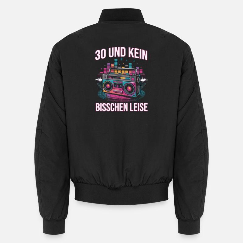 30 and not a bit quiet Unisex Bomber Jacket