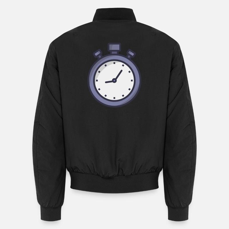 Stopwatch Unisex Bomber Jacket
