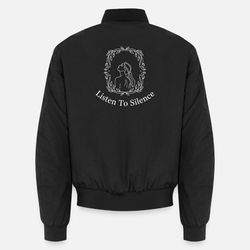 La voix du silence - Bomber unisexe - noir