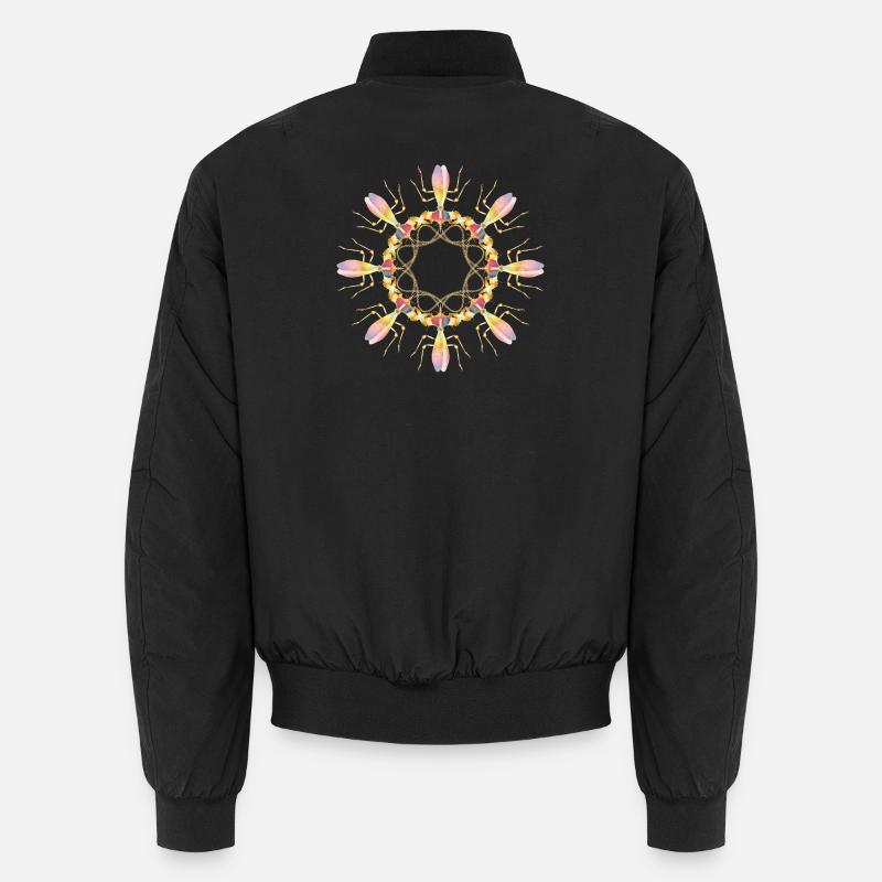 Insecte de fleur de diable tropical comme ornement Bomber unisexe