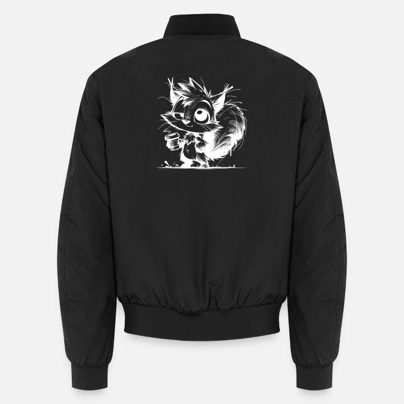 Eichhörnchen noch ein Kaffee? Immer her damit Unisex Bomberjacke