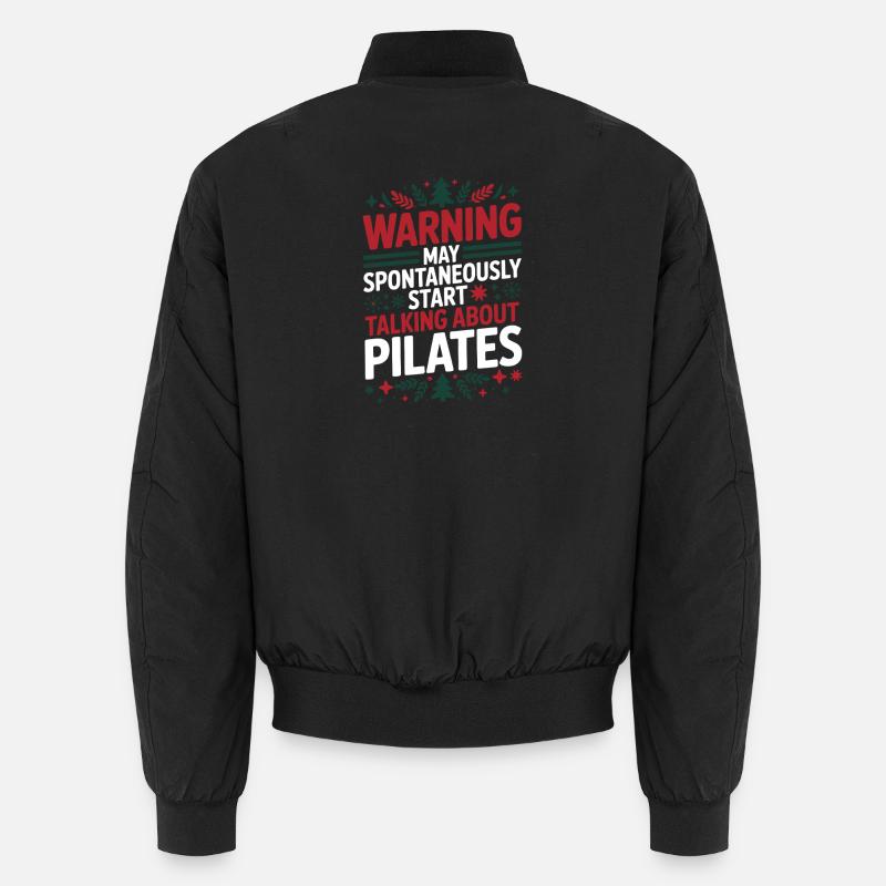 Noël Pilates drôle Bomber unisexe