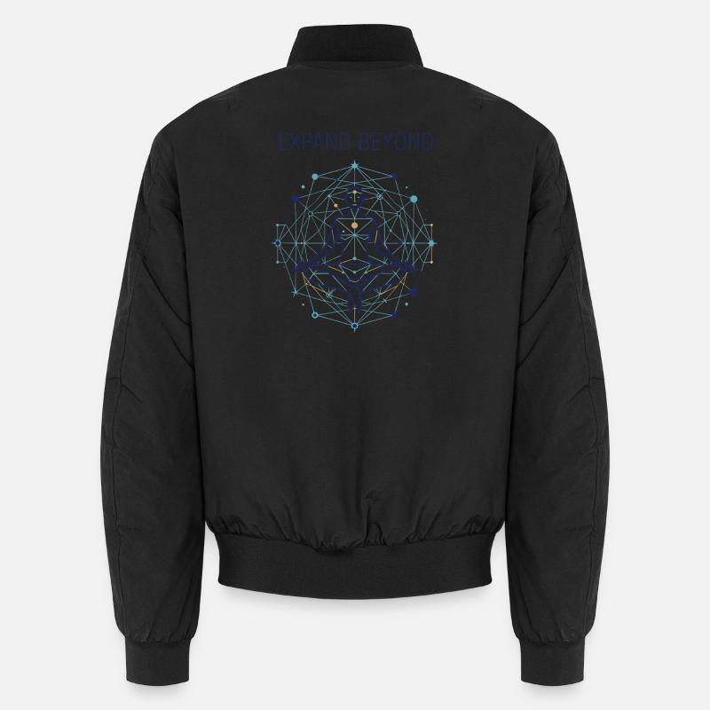 Lotus-Meditation Unisex Bomberjacke