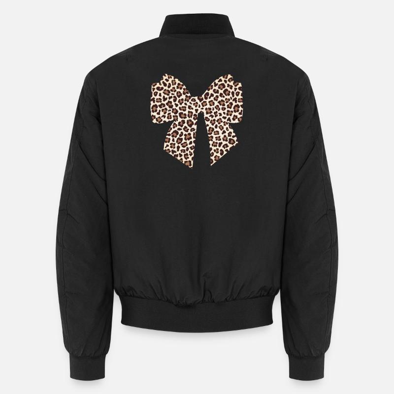 Noeud leopard idée cadeau  Bomber unisexe