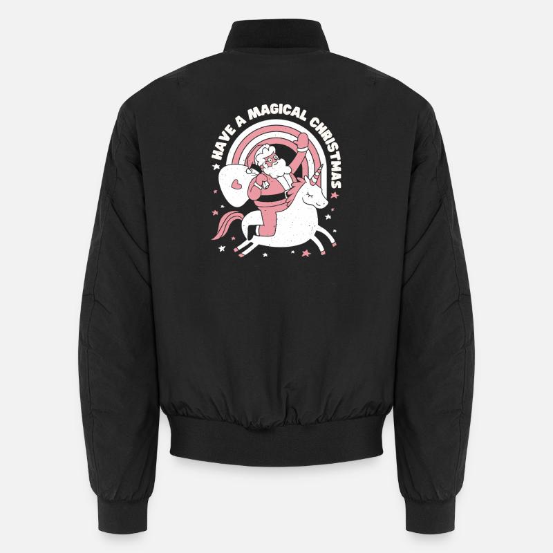 Verbringen Sie ein magisches Weihnachtsfest Unisex Bomberjacke