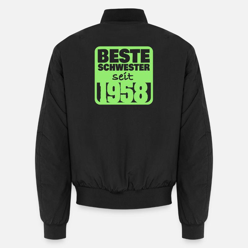 Schwesterchen 1958 - Unisex Bomberjacke - Schwarz