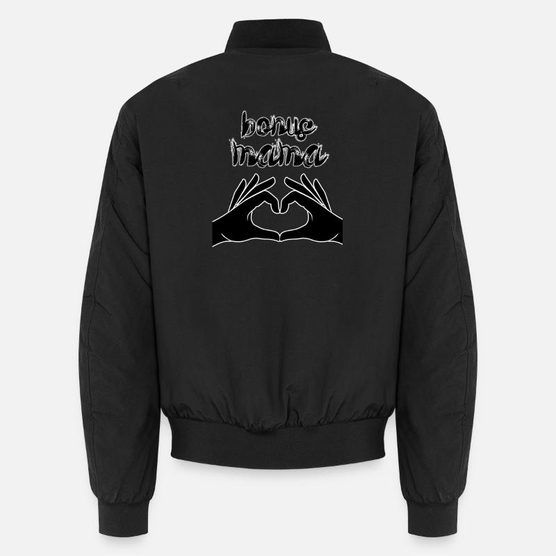 Bonus Mama - Unisex Bomberjacke - Schwarz