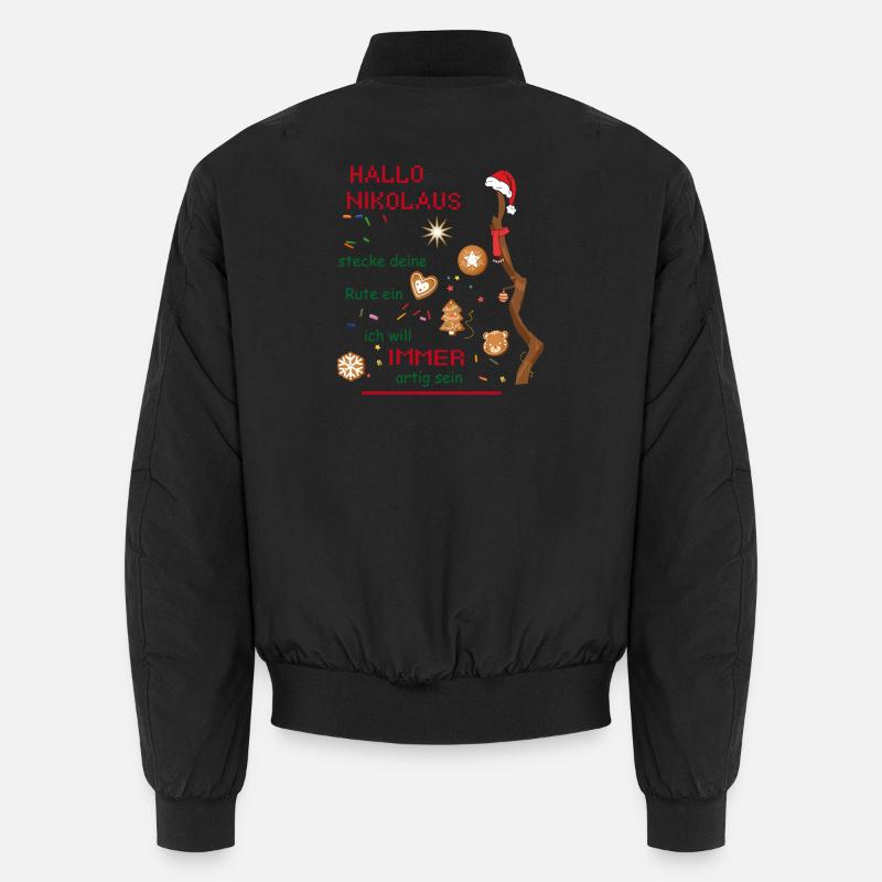 Hello St. Nicholas Unisex Bomber Jacket
