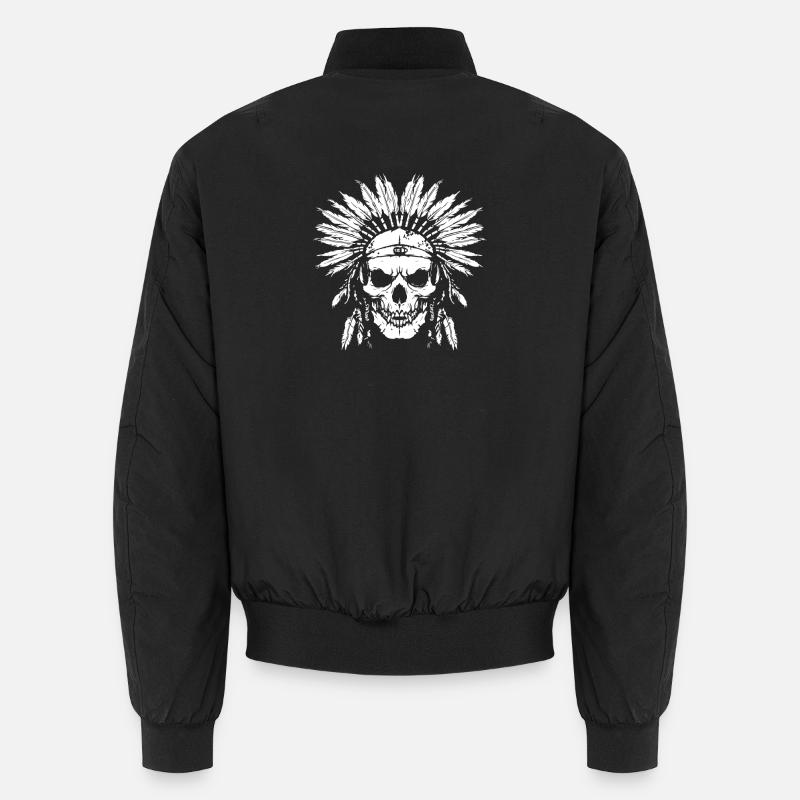 Crâne Indien Bomber unisexe