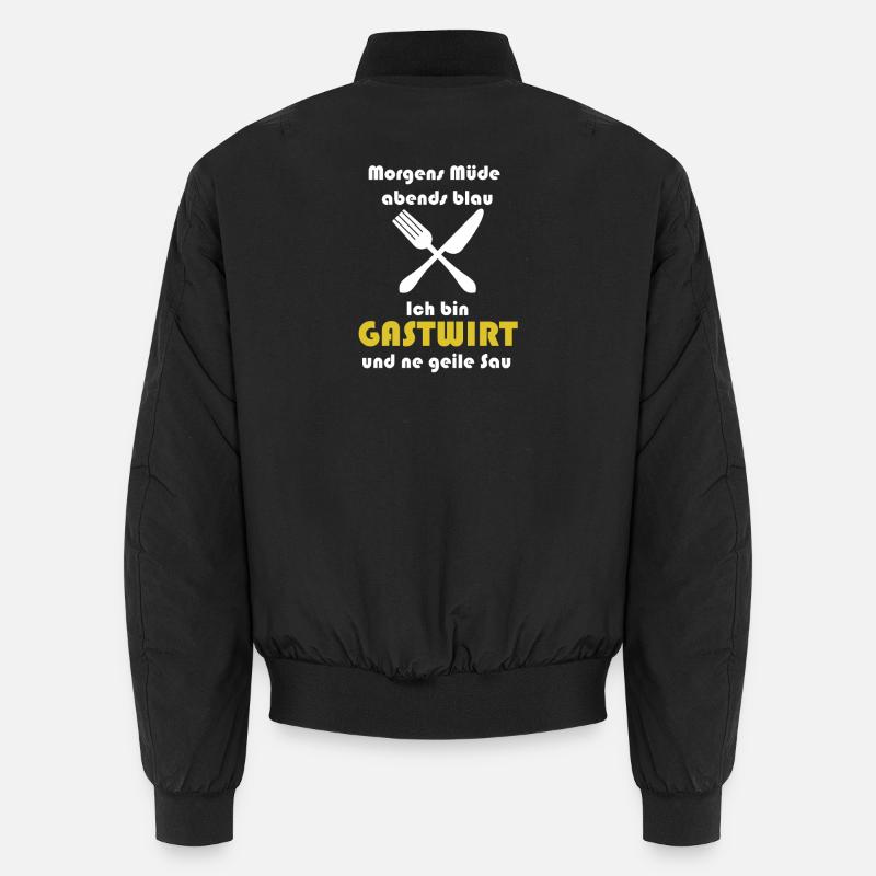 Innkeeper Innkeeper Restaurant Waiter Gastronomy Unisex Bomber Jacket