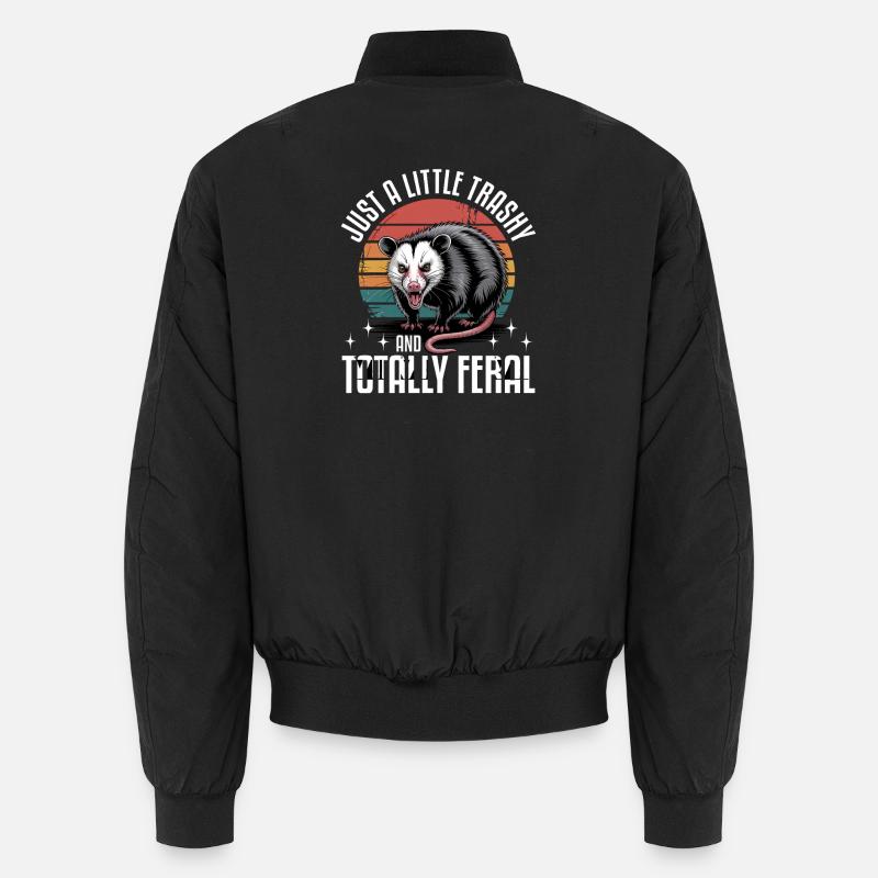 Funny Opossum Unisex Bomberjacke