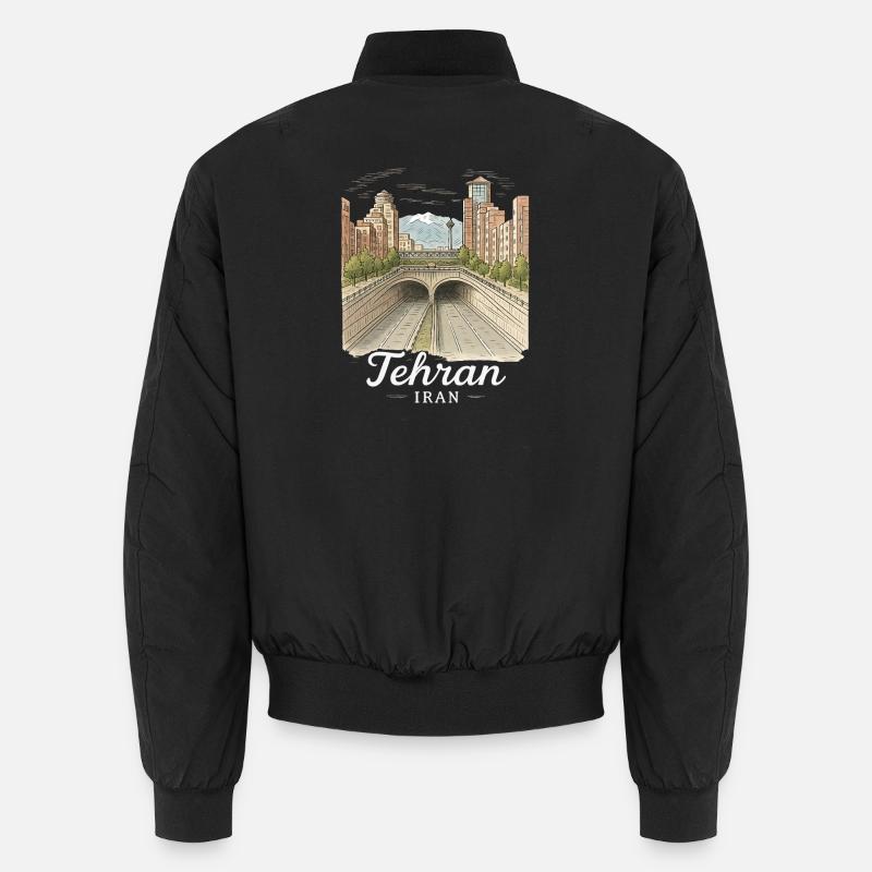 Teheran Iran - Unisex Bomberjacke - Schwarz