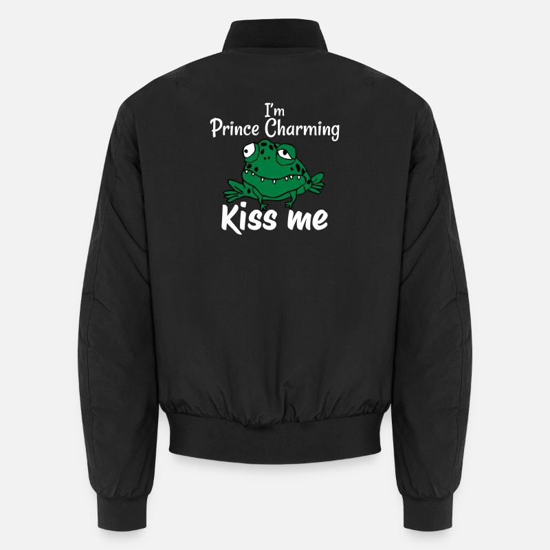Im Prince Charming - Unisex Bomber Jacket - black