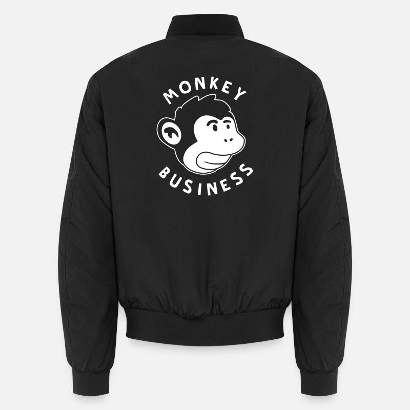 Monkey Business – Monkey Strong Graffiti Jungle Unisex Bomber Jacket