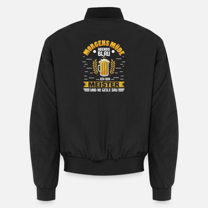 Journeyman Skilled Worker Trainee Examination - Unisex Bomber Jacket - black
