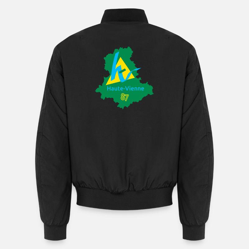 Haute-vienne 87 - Bomber unisexe - noir