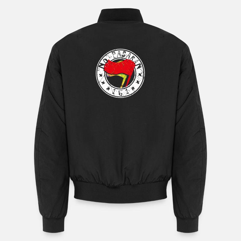 no pasaran 161 - Unisex Bomberjacke - Schwarz