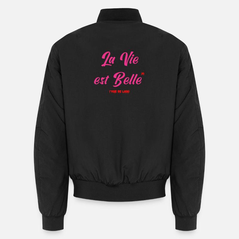 DAS LEBEN IST GUT! (Blick aus der Ferne) Unisex Bomberjacke