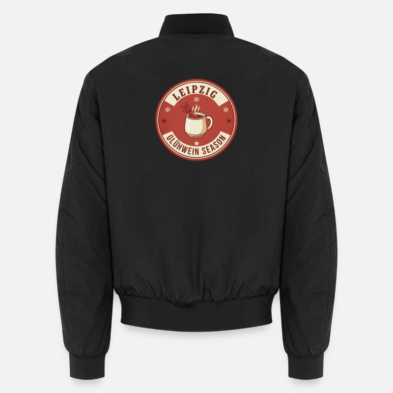 Leipzig Mulled Wine Season - Unisex Bomber Jacket - black
