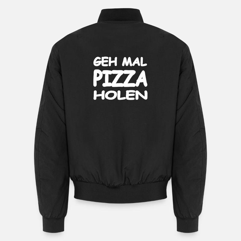 Pizza Unisex Bomberjacke