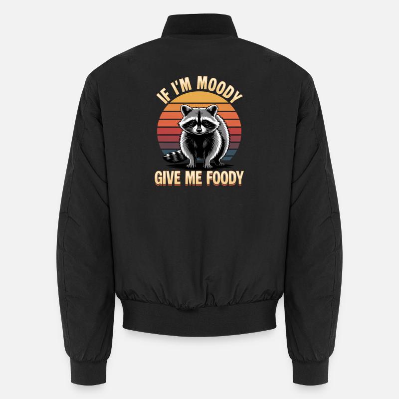 Drôle de raton laveur - Bomber unisexe - noir