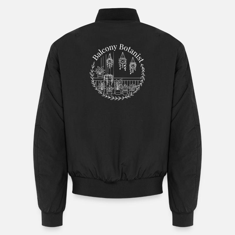 Balcony Botanist - Unisex Bomber Jacket - black