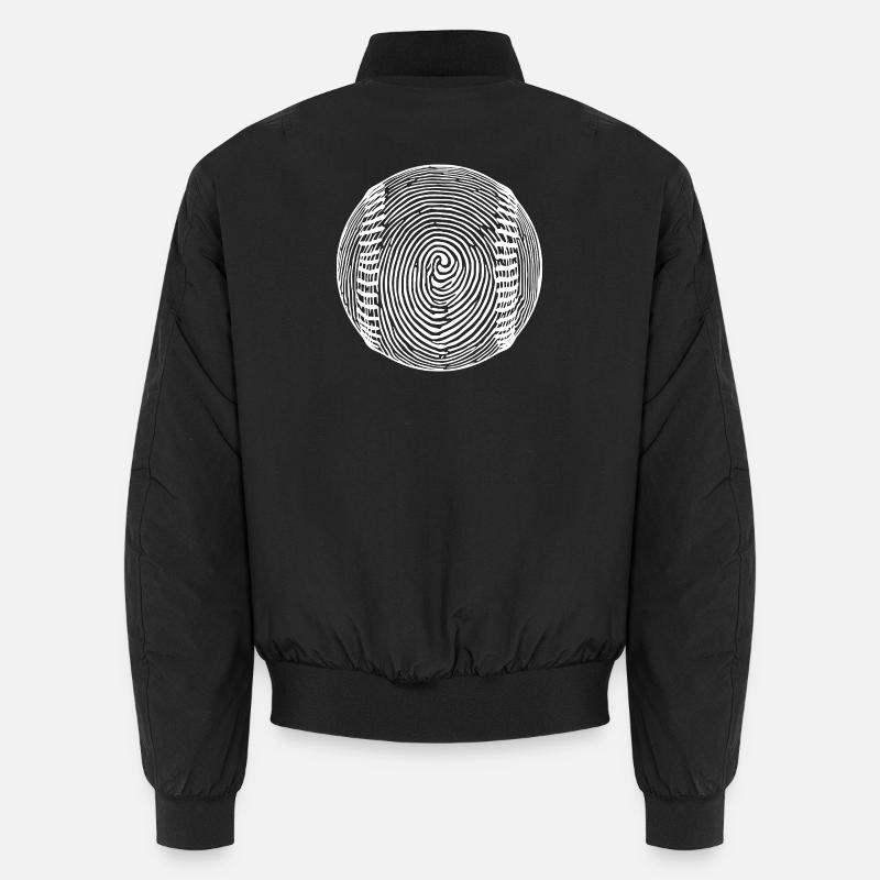 Baseball Kunst Baseballspieler - Unisex Bomberjacke - Schwarz