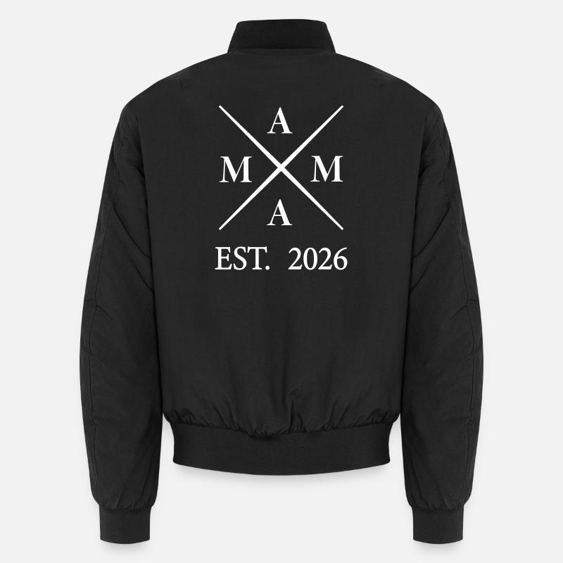 Mama EST 2026 - Unisex Bomber Jacket - black