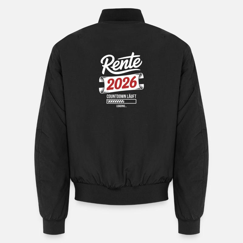 Compte à rebours de la rente 2026 Bomber unisexe