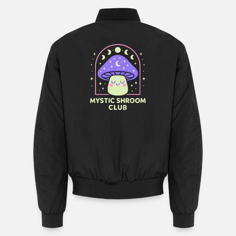Mystical Hands Line Art Unisex Bomber Jacket