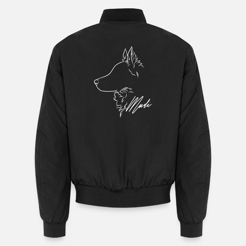 Mudi Profile Chien Chien Wilsigns Bomber unisexe