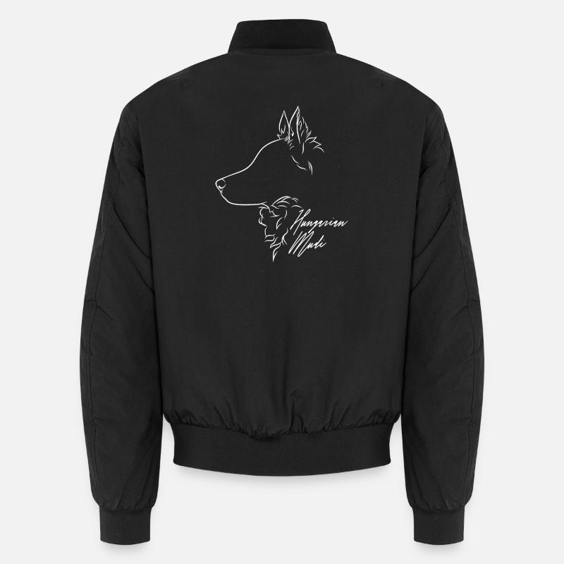 Hongrois Mudi Profil Chien Chien Wilsigns Bomber unisexe