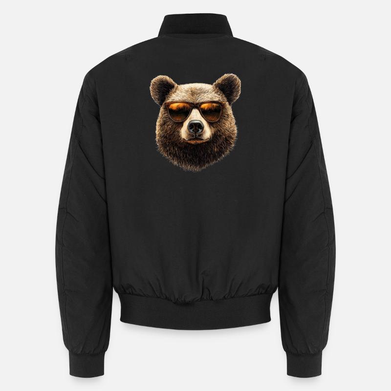 Bär Sonnenbrille Unisex Bomberjacke
