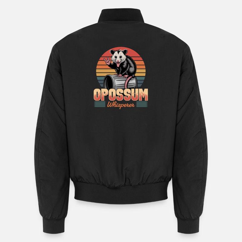 Drôle d’opossum - Bomber unisexe - noir