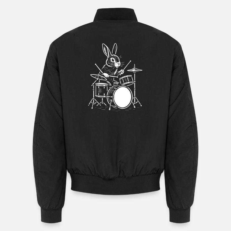 Rythm Rabbit Drummer Bomber unisexe