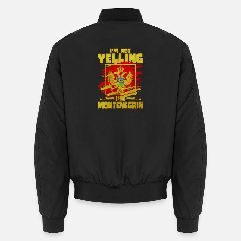 Montenegro - Unisex Bomberjacke - Schwarz