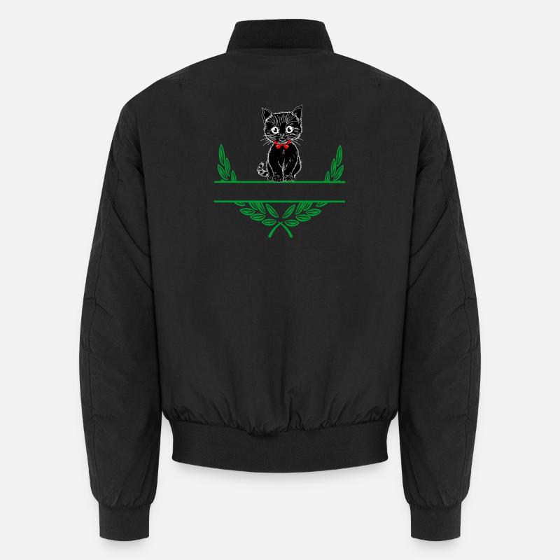 Lorbeerkranz mit Namensraum Unisex Bomberjacke