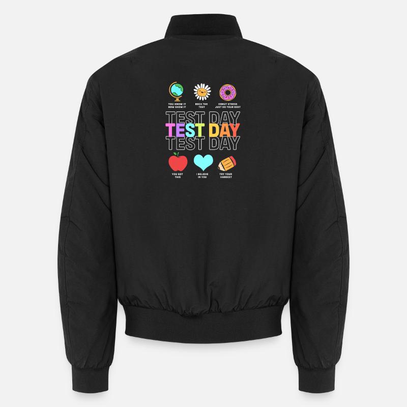 Teacher Exam - Unisex Bomber Jacket - black